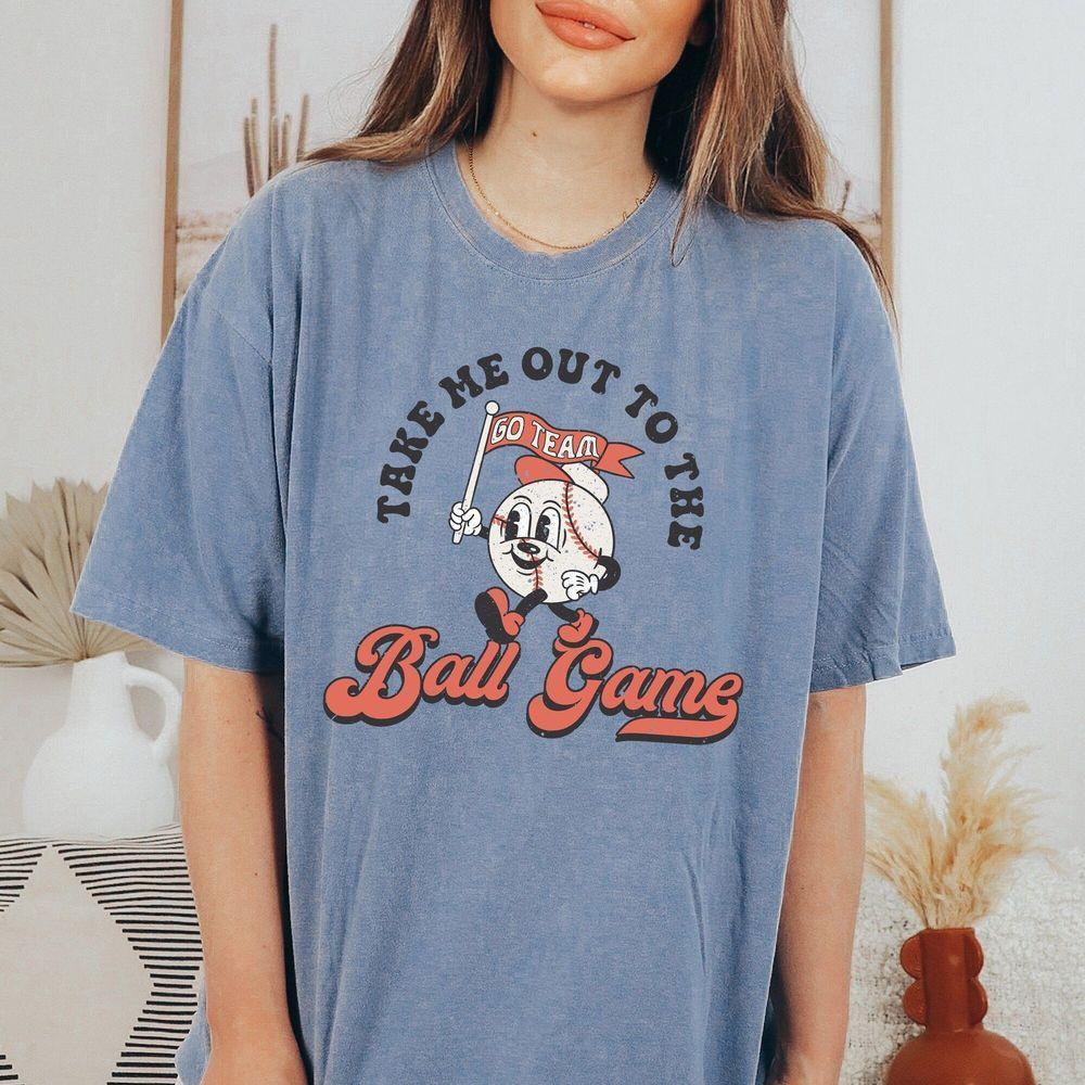 Comfort Colors Tee Take Me Out To The Ball Game Sports Shirt Baseball Biggest Fan Parents Of Baseball Gameday Shirt Baseball Game Tee Kdkvq Design T-shirt